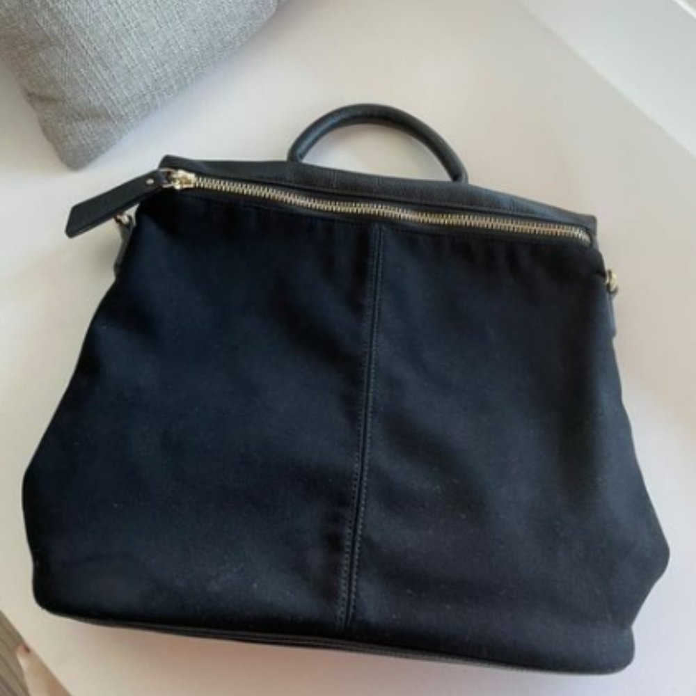 convertible leather backpack